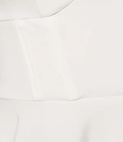 B. Darlin Sweetheart Neck Notched Corset Fit And Flare Dress