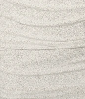 B. Darlin Sweetheart Neck Ruched Criss Cross Back Dress