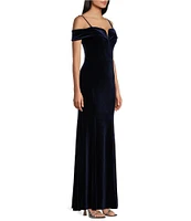 B. Darlin Velvet Mermaid Long Dress