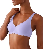 b.tempt'd by Wacoal B.wow'd Wire Free Scalloped V-Neck Convertible Bra