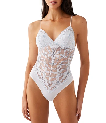 b.tempt'd by Wacoal Feeling Famous V-Neck Lace Bodysuit