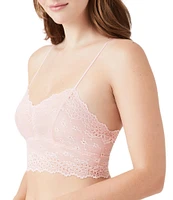 b.tempt'd by Wacoal Inspired Eyelet Mesh Lined V-Neck Bralette