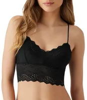 b.tempt'd by Wacoal Inspired Eyelet Mesh Lined V-Neck Bralette