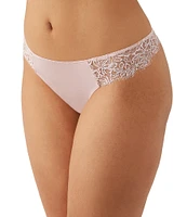 b.tempt'd by Wacoal Microfiber Lace Scalloped Minimal Coverage Thong