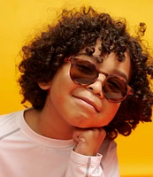 Babiators Baby/Little Boys Newborn-6+ Years Totally Tortoise Keyhole Amber Polarized Lens Sunglasses