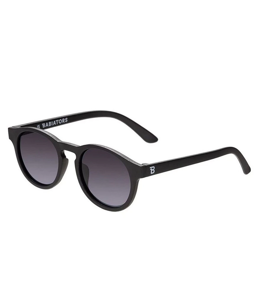 Babiators Baby/Little Girls Newborn-6+ Jet Black Keyhole Smoke Polarized Lens Sunglass