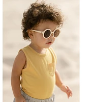Babiators Baby/Little Girls Newborn-6+Years Sweet Cream Euro Originals Rounds Sunglasses