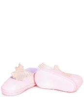 Baby Deer Girls' Ava Ballet Bow Crib Shoes (Infant)