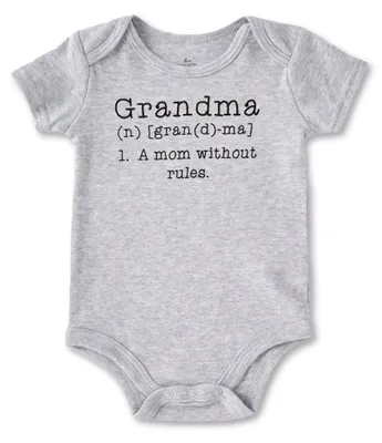 Baby Starters 3-12 Months Short-Sleeve Grandma Bodysuit