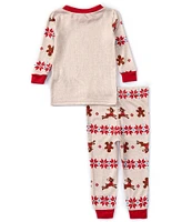 Baby Starters Baby Boys 12-24 Months Long Sleeve Red-Nosed Reindeer Pajama Top & Pajama Pant Set