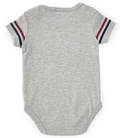 Baby Starters Baby Boys 3-12 Months Short Sleeve I'm Ready For Kick Off Bodysuit