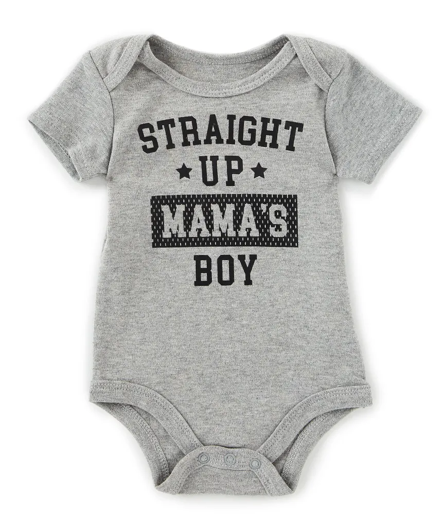 Baby Starters Baby Boys Newborn-12 Months Straight Up Mama's Boy Bodysuit