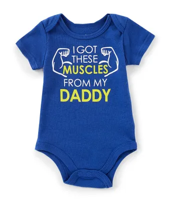 Baby Starters Boys Newborn-12 Months I Got These Muscles from My Daddy Bodysuit