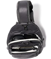 Baggallini Central Park Gunmetal Hardware Sling Bag