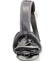 Baggallini Central Park Gunmetal Hardware Sling Bag