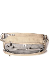 Baggallini Marais Twill Silver Hardware Crossbody Bag