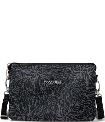 Baggallini The Only Mini Tote Midnight Blossom Crossbody Bag