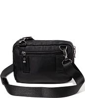 Baggallini Twill Nylon Modern Double Zip Crossbody Bag