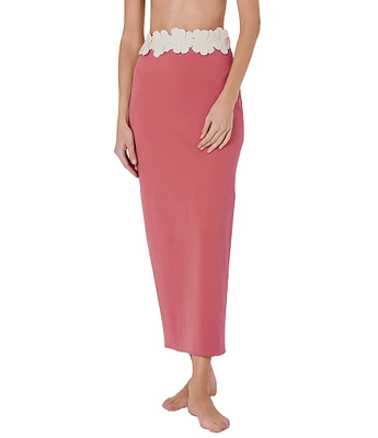 Bahia Maria Federica Flower Maxi Skirt Swim Cover Up