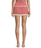 Bailey Rose Gingham Coordinating Mini Skirt