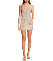 Bailey Rose Greek Micro Mini Skort