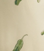 Bailey Rose Green Chili Pepper Print Maxi Dress