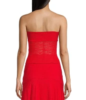 Bailey Rose Lace Knit Coordinating Tube Top