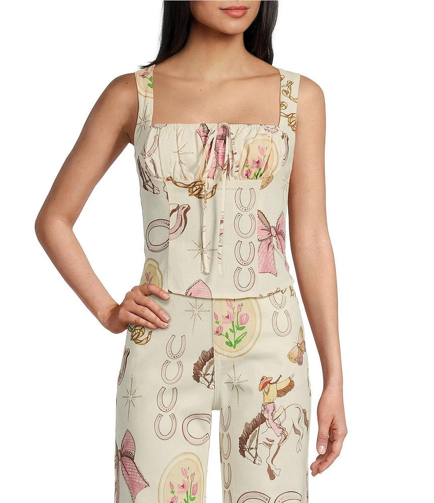 Bailey Rose Lets Rodeo Coordinating Corset Top