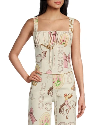 Bailey Rose Lets Rodeo Coordinating Corset Top