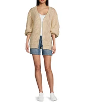 Bailey Rose Long Sleeve Oversized Lobster Cardigan