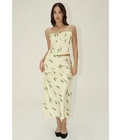 Bailey Rose Maxi Straight Green Chili Pepper Coordinating Skirt