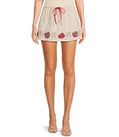 Bailey Rose Mini Seashell Print Coordinating Skort