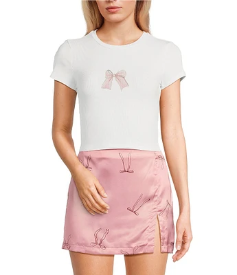 Bailey Rose Short Sleeve Bow Baby T-Shirt
