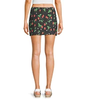 Bailey Rose Strawberry Micro Mini Skort