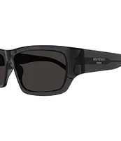 Balenciaga Men's Tuesday 58mm Rectangle Sunglasses