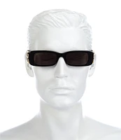 Balenciaga Unisex BB0096S 51mm Rectangle Sunglasses