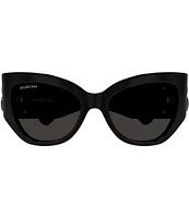 Balenciaga Women's Bossy 55mm Butterfly Sunglasses