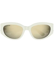 Balenciaga Women's Bossy 55mm Oval Sunglasses