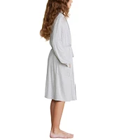Barefoot Dreams Malibu Collection® Big Girls 7-14 Soft Jersey Pipe Robe
