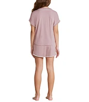 Barefoot Dreams Malibu Collection® Big Girls 7-14 Soft Jersey Piped PJ Set