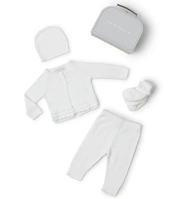 Barefoot Dreams Baby Girls Newborn CozyChic Lite®Heirloom Newborn Set