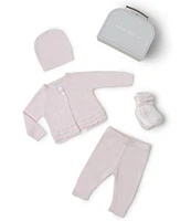 Barefoot Dreams Baby Girls Newborn CozyChic Lite®Heirloom Newborn Set