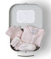 Barefoot Dreams Baby Girls Newborn CozyChic Lite®Heirloom Newborn Set