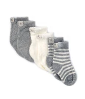 Barefoot Dreams Baby Newborn-12 Months CozyChic Lite 3-Pack Socks