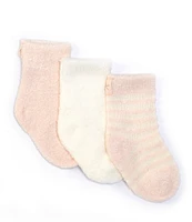 Barefoot Dreams Baby Newborn-6 Months CozyChic Lite® Socks 3-Pack