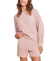 Barefoot Dreams Cozy Chic Ultra Lite Ribbed Dolman Pullover Sleep Top