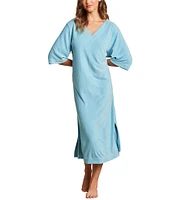 Barefoot Dreams Cozy Terry Double V-Neck Caftan