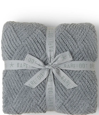 Barefoot Dreams CozyChic® All-Over Diamond Weave Pattern Cozy Blanket