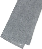 Barefoot Dreams CozyChic® All-Over Diamond Weave Pattern Cozy Blanket