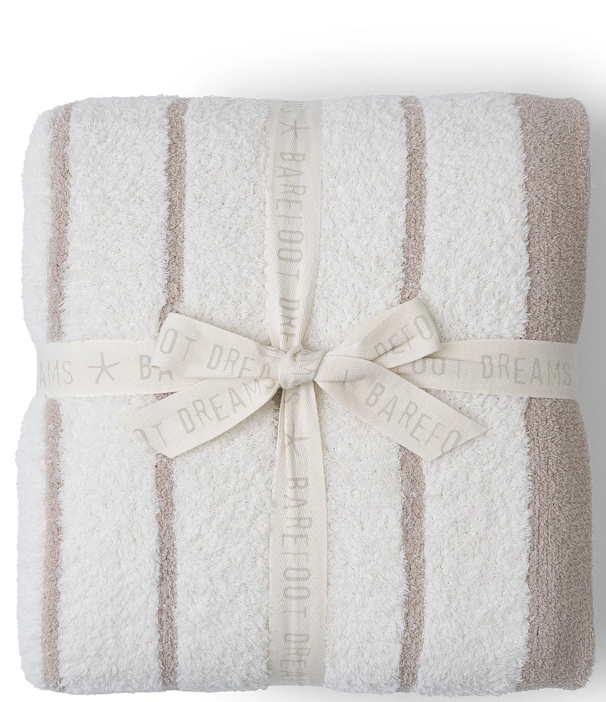 Barefoot Dreams Cozychic® Border Stripe Throw